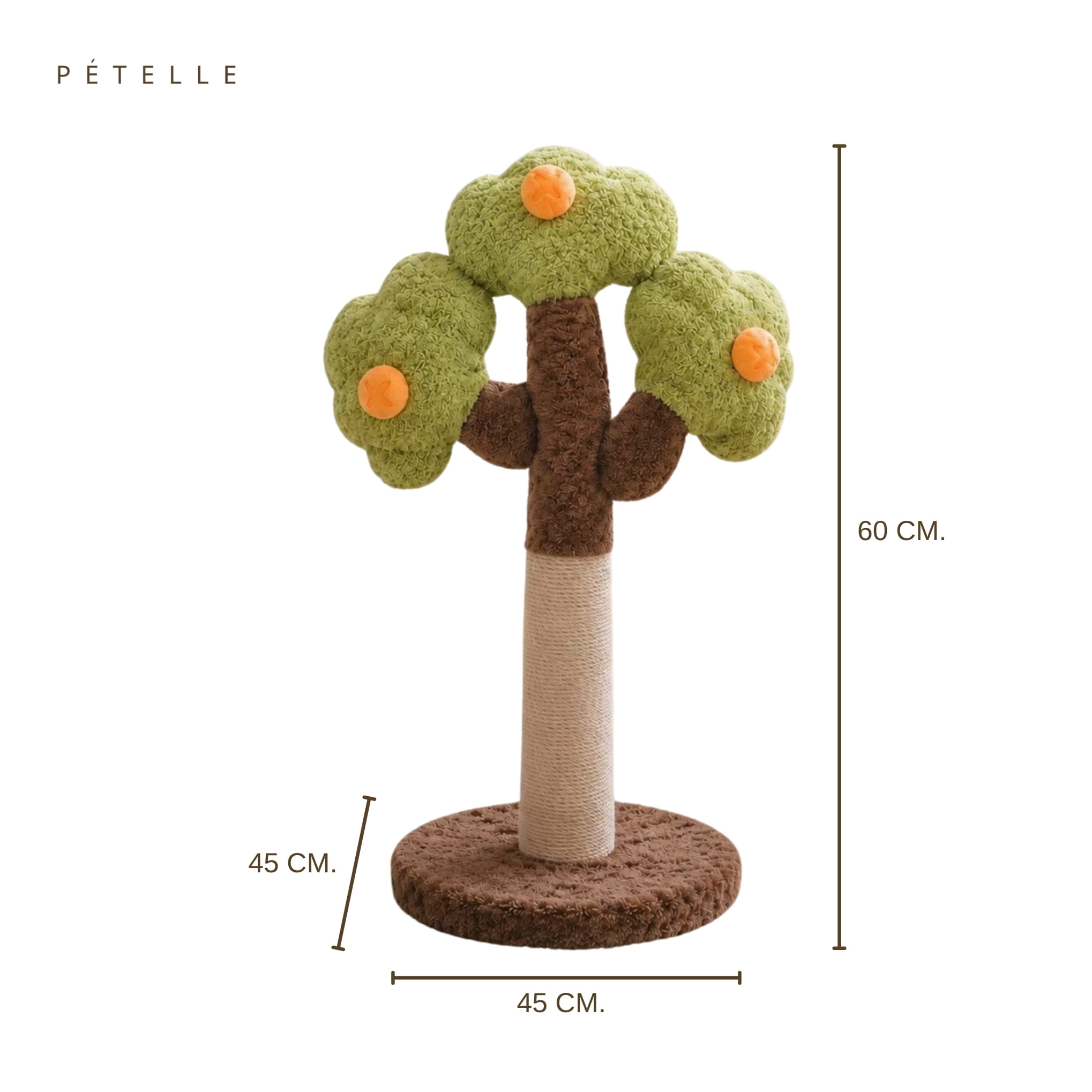 CAT SCRATCHING POST PETELLE FOREST SCRATCHER TREE